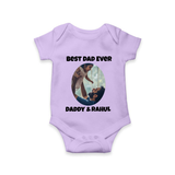 Personalized Baby Romper – Daddy’s Little Princess Arctic - LILAC - New Born (Chest 14")