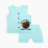 Personalized Baby Jabla Dad You Are My Hero - BABY BLUE - 0 - 3 Months Old (Chest 9.8")