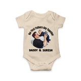 Custom Baby Romper – Best Buddies for Life Onesie - IVORY - New Born (Chest 14")