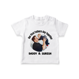 Custom Baby TSHIRT Best Buddies for Life - WHITE - 0-5 Months Old (Chest 17")