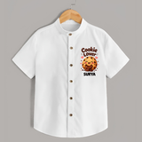 Cookie Lover Cute Foodie Shirt - WHITE - 0 - 6 Months Old (Chest 23")