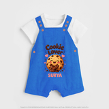 Cookie Lover Cute Foodie Dungaree - COBALT BLUE - 0 - 5 Months Old (Chest 18")