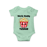 Movie Buddy Popcorn Romper - MINT GREEN - New Born (Chest 14")
