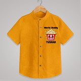 Movie Buddy Popcorn Shirt - CHROME YELLOW - 0 - 6 Months Old (Chest 23")