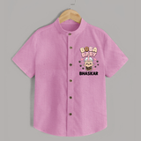 Boba Baby Drink Lover Shirt - BABY PINK - 0 - 6 Months Old (Chest 23")