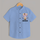 Boba Baby Drink Lover Shirt - SKY BLUE - 0 - 6 Months Old (Chest 23")