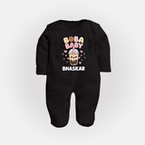 Boba Baby Drink Lover Full body suit - BLACK - New Born (Chest 7.5")