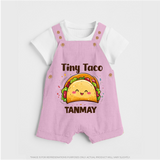 Tiny Taco Foodie Dungaree - BABY PINK - 0 - 5 Months Old (Chest 18")