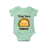 Tiny Taco Foodie Romper - MINT GREEN - New Born (Chest 14")