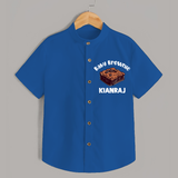 Baby Brownie Dessert Lover Shirt - COBALT BLUE - 0 - 6 Months Old (Chest 23")
