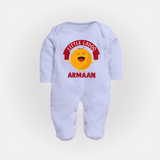 Little Ladoo Sweet Lover Full body suit - BABY BLUE - New Born (Chest 7.5")
