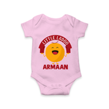 Little Ladoo Sweet Lover Romper - BABY PINK - New Born (Chest 14")