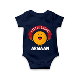 Little Ladoo Sweet Lover Romper - NAVY BLUE - New Born (Chest 14")