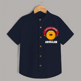 Little Ladoo Sweet Lover Shirt - NAVY BLUE - 0 - 6 Months Old (Chest 23")