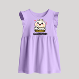 Momo Magic Dumpling Lover Baby Frock - LILAC - 0 - 3 Months Old (Chest 17")