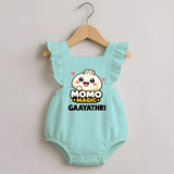 Momo Magic Dumpling Lover Romper Frock - MINT GREEN - 0 - 3 Months Old (Chest 19")
