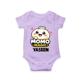Momo Magic Dumpling Lover Romper - LILAC - New Born (Chest 14")