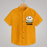 Momo Magic Dumpling Lover Shirt - CHROME YELLOW - 0 - 6 Months Old (Chest 23")