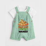 Pani Puri Party Foodie Dungaree - MINT GREEN - 0 - 5 Months Old (Chest 18")