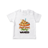 Pani Puri Party Foodie Tshirt - WHITE - 0-5 Months Old (Chest 17")