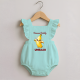 Banana Buddy Fruit Lover Romper Frock - MINT GREEN - 0 - 3 Months Old (Chest 19")