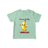Banana Buddy Fruit Lover Tshirt - MINT GREEN - 0-5 Months Old (Chest 17")