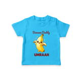Banana Buddy Fruit Lover Tshirt - SKY BLUE - 0-5 Months Old (Chest 17")