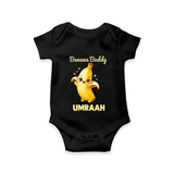 Banana Buddy Fruit Lover Romper - BLACK - New Born (Chest 14")