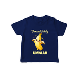 Banana Buddy Fruit Lover Tshirt - NAVY BLUE - 0-5 Months Old (Chest 17")