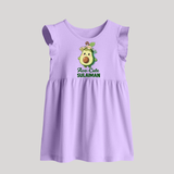 Avo-Cute Avocado Lover Baby Frock - LILAC - 0 - 3 Months Old (Chest 17")