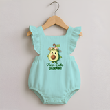 Avo-Cute Avocado Lover Romper Frock - MINT GREEN - 0 - 3 Months Old (Chest 19")