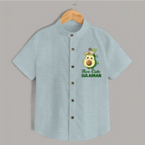 Avo-Cute Avocado Lover Shirt - ARCTIC BLUE - 0 - 6 Months Old (Chest 23")