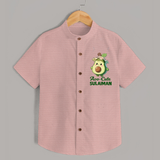 Avo-Cute Avocado Lover Shirt - PEACH - 0 - 6 Months Old (Chest 23")