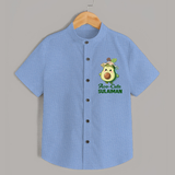 Avo-Cute Avocado Lover Shirt - SKY BLUE - 0 - 6 Months Old (Chest 23")