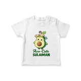 Avo-Cute Avocado Lover Tshirt - WHITE - 0-5 Months Old (Chest 17")