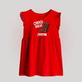 Choco Holic Chocolate Lover Baby Frock