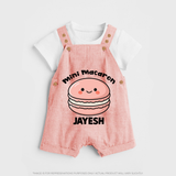Mini Macaron Delight Dungaree - PEACH - 0 - 5 Months Old (Chest 18")