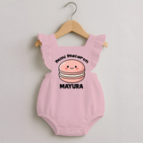 Mini Macaron Delight Romper Frock - BABY PINK - 0 - 3 Months Old (Chest 19")