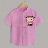 Mini Macaron Delight Shirt - BABY PINK - 0 - 6 Months Old (Chest 23")