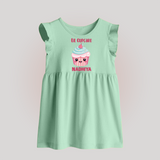 Lil Cupcake Charm Baby Frock - MINT GREEN - 0 - 3 Months Old (Chest 17")