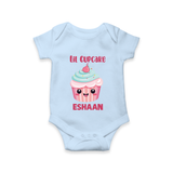 Lil Cupcake Charm Baby Romper - BABY BLUE - New Born (Chest 14")