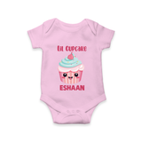 Lil Cupcake Charm Baby Romper - BABY PINK - New Born (Chest 14")
