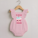 Lil Cupcake Charm Romper Frock - BABY PINK - 0 - 3 Months Old (Chest 19")