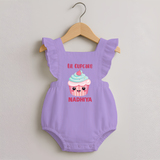 Lil Cupcake Charm Romper Frock - LILAC - 0 - 3 Months Old (Chest 19")