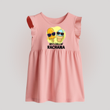 Just Chillin' Ice Cream Baby Frock - BABY PINK - 0 - 3 Months Old (Chest 17")