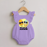 Just Chillin' Ice Cream Romper Frock - LILAC - 0 - 3 Months Old (Chest 19")
