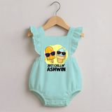 Just Chillin' Ice Cream Romper Frock - MINT GREEN - 0 - 3 Months Old (Chest 19")