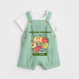 Good Food Good Mood Dungaree - MINT GREEN - 0 - 5 Months Old (Chest 18")