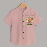 Good Food Good Mood Shirt - PEACH - 0 - 6 Months Old (Chest 23")