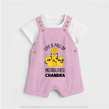 Pasta Lover Dungaree - BABY PINK - 0 - 5 Months Old (Chest 18")